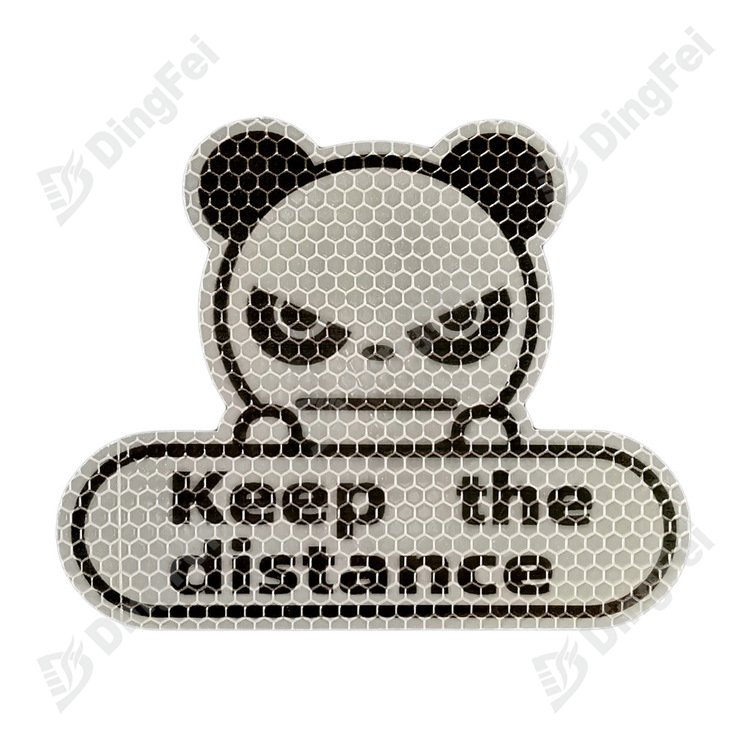 Keep The Distance Promotional Reflective Car Warning Stickers - 